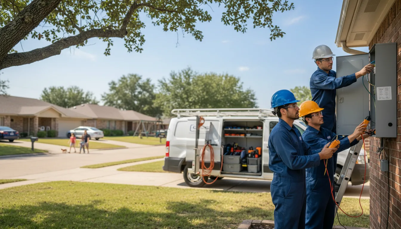 Certified electrician providing emergency electrical services in Monterville, WV
